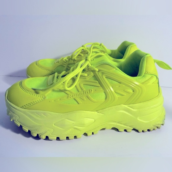 Womens Néon Platform Sneakers - Size 38 - Picture 4 of 11